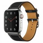 Wholesale Fashion Leather Strap Wristband Replacement for Apple Watch Series Ultra/9/8/7/6/5/4/3/2/1/SE - 49MM/45MM/44MM/42MM (Black)